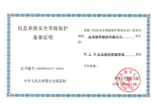 遠光軟件產(chǎn)品率先通過網(wǎng)絡(luò)安全等級保護2.0備案 共建網(wǎng)絡(luò)信息安全新生態(tài)